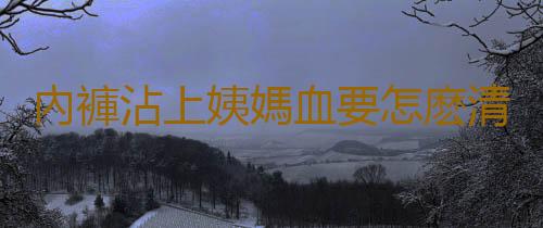 內褲沾上姨媽血要怎麽清洗