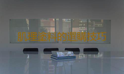 肌理塗料的選購技巧