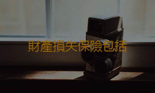 財產損失保險包括